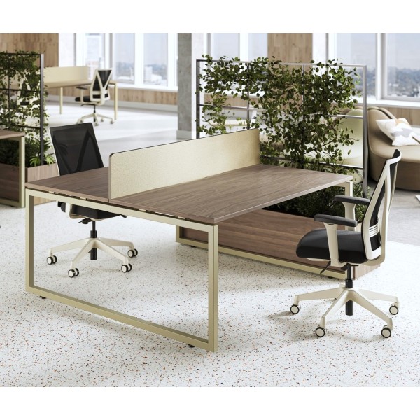 Apex Loop with Fabric Screen Swiss Elm and Olive Grey