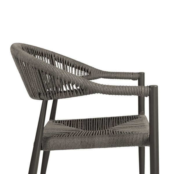 Atlantic Armchair Dark Grey Detail 2