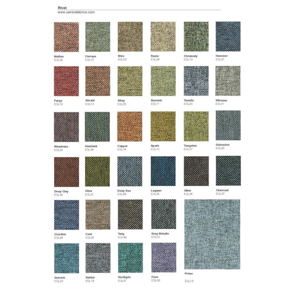 Camira Rivet swatch card 19689