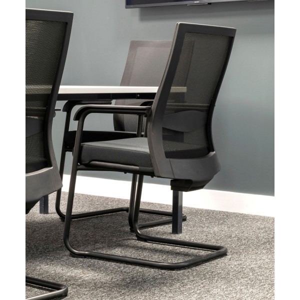 Orlando Visitor Chair Black Frame 2