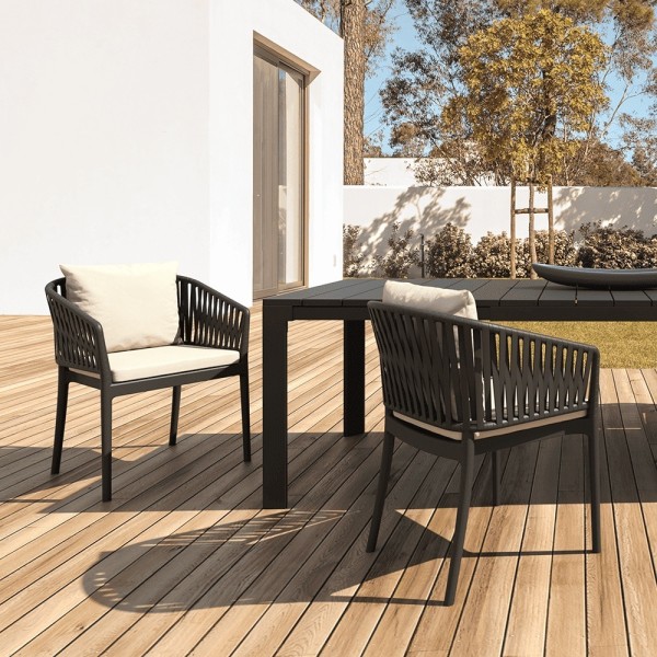 Portofino Armchair Black Insitu 5