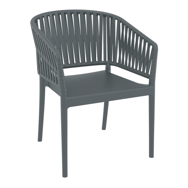 Portofino Armchair Dark Grey