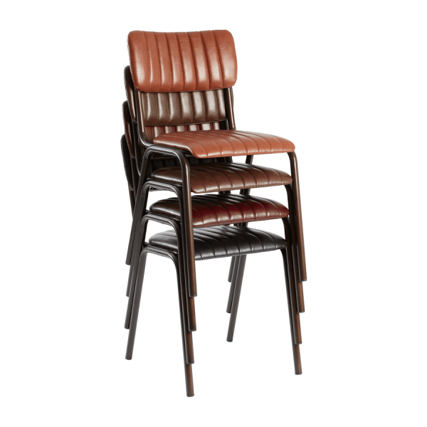 Tavo Stacking Side Chair Stacked 4