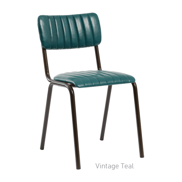 Tavo Stacking Side Chair Vintage Teal v2